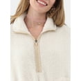 thumbnail image 3 of No Boundaries Plush Mock Neck Top and Pants Set, 2-Piece, Women’s, 3 of 4