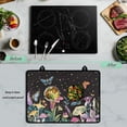 thumbnail image 5 of Renewold Stove Cover for Glass Top Stove, Induction Electric Stove Top Cover Protector Oil Resistant Heat Resistant Washer Dryer Top Mat, 29'' x 21'', Flower Butterfly Star, 5 of 7