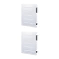 thumbnail image 4 of Vogacara Transparent Portable File Case Double-buckle with  Box  Handle Containers Type3 NO3, 4 of 6