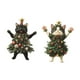 thumbnail image 3 of Adorno navideño de para de , decoración navideña plana 2D, colgante, regalo para amantes de los gatos, decoración navideña única, 3 of 7