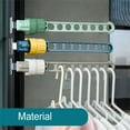 thumbnail image 6 of Worallymy Portable Coat Clothes Hanger Wall Hooks Rack, Space Saving Clothes and Closet Organizer for Laundry, Bedroom, Bathroom, 6 of 7