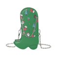 thumbnail image 1 of Bolso de hombro creativo navideño con forma de botas, bolso de compras Simple, bolso Hobo elegante de PU, 1 of 9