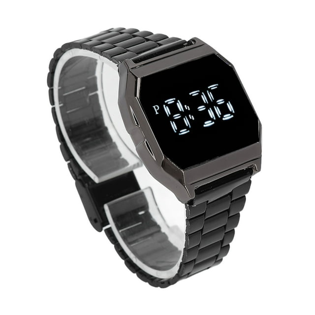 Reloj LED digital Jadeshay para estudiantes deportivo con pantalla táctil