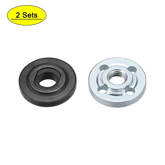Unique Bargains Angle Flange Nuts, Inner Outer Lock Nut, 2 Set