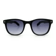 thumbnail image 3 of Gentlemanly Retro Horn Rim Hipster Fashion Plastic Sunglasses [Black - Smoke], 3 of 7