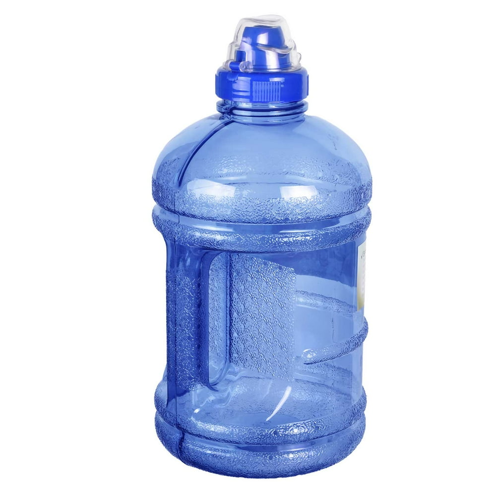 1/2 Gallon (64 oz.) PC Plastic Water Bottle w/ 48mm Twist Cap Dark