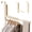 White, variant on Aluminum Metal Knitting Needle Set Smooth Versatile Colored Straight Knitting Needle Kit Clear Reading Colorful Aluminum Knitting Needles for Beginners and Expert