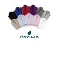 thumbnail image 7 of PAVILIA Women Hooded Plush Soft Robe | Fluffy Warm Fleece Sherpa Shaggy Bathrobe (L/XL, Light Gray), 7 of 7