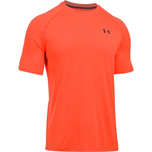 Under Armour Tech Camiseta gráfica para hombre, naranja, pequeña