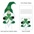 thumbnail image 5 of 3 Pcs St. Patricks Day Yard Signs Gnomes Decorations St. Patricks Decorations Outdoor Holiday Outdoor Decor Ireland Saint Pattys Day Outdoor Decorations with Stakes, 5 of 6