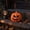 B, variant on Pnmtdaia Halloween Resin Pumpkin Decor Figurine, Spooky Cute Face Jack O' Lantern Statue for Indoor Tabletop Home Shelf Mantel Living Room Halloween Holiday Party Decoration