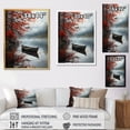thumbnail image 4 of Designart "Fishing At The Lake Breeze II" Floral Floater Framed Wall Art Living Room, 4 of 7