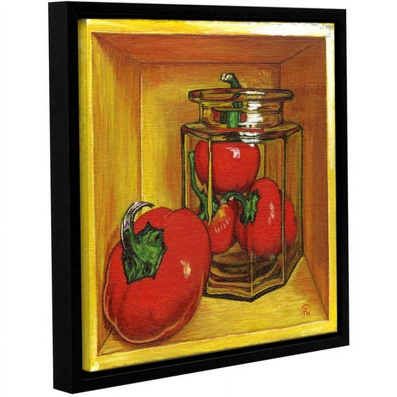 ArtWall Paige Wallis "Cherry" Gallery-wrapped Floater-framed Canvas