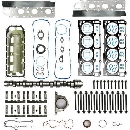 MDS Lifters Camshaft Kit & Head Gaskets Set For Jeep Grand Cherokee Chrysler Dodge Ram 5.7L Hemi V8 2009-2015