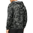 thumbnail image 2 of Hanes Men's and Big Men's Sport Performance Fleece Full-Zip Hoodie, Up to Size 2XL, 2 of 2