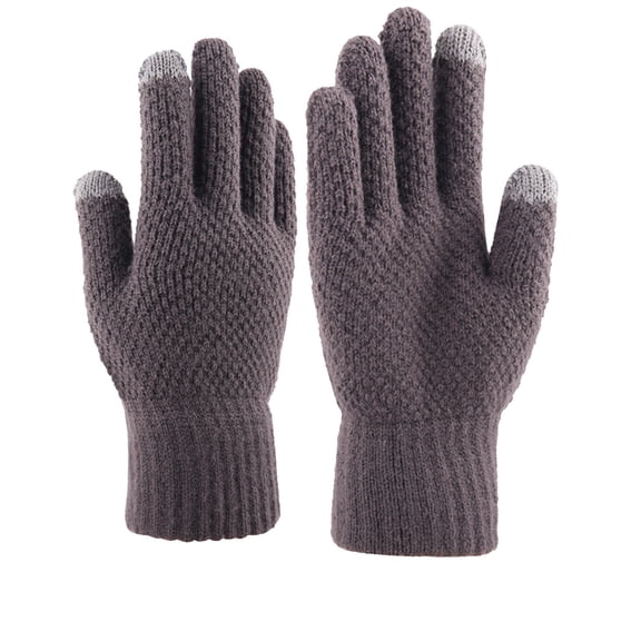 Resicozy Winter Gloves: Warm Glove for Men Soft Warmth, Breathable Everyday Winter Wear, Warm Gift Gray