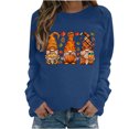thumbnail image 2 of Meichang Hauts pour Femmes Automne Action de Grâce T-Shirts Graphiques Décontractés Manches Longues Coupe Ample Col Rond Pull Blouse Hauts, 2 of 4