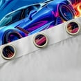 thumbnail image 4 of Manfei Cool Racing Car Black Out Curtains for Teens Boys, Blue Sports Car Curtains Pack of 2 (42x63 Each), Speed Extreme Sport Game Bedroom Curtains, Luxury Home Decor, 4 of 6