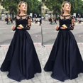 thumbnail image 5 of Robe Longue Formelle de Bal pour Femmes Soirée Cocktail Longue Robe Maxi, 5 of 5