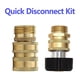 thumbnail image 3 of Durable Pressure Washer Adapter Set Anti Deformed Copper Nozzle for Garden Hose 3/8' 3/4' Quick Connect Kit 8pcs/Set, 3 of 4