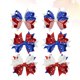 thumbnail image 5 of 12 horquillas para el pelo con diseño de bandera y estrellas del Día de la Independencia para niñas (colores surtidos), 5 of 5