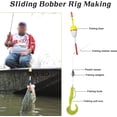 thumbnail image 4 of Bobber Stops for Fishing Floats,100Pack Slip Bobber Stop String Knots with Plastic Beads, 4 of 7