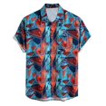 thumbnail image 2 of Birdeem Chemise Décontractée à Manches Courtes Style Vacances Hawaïennes pour Hommes, 2 of 12