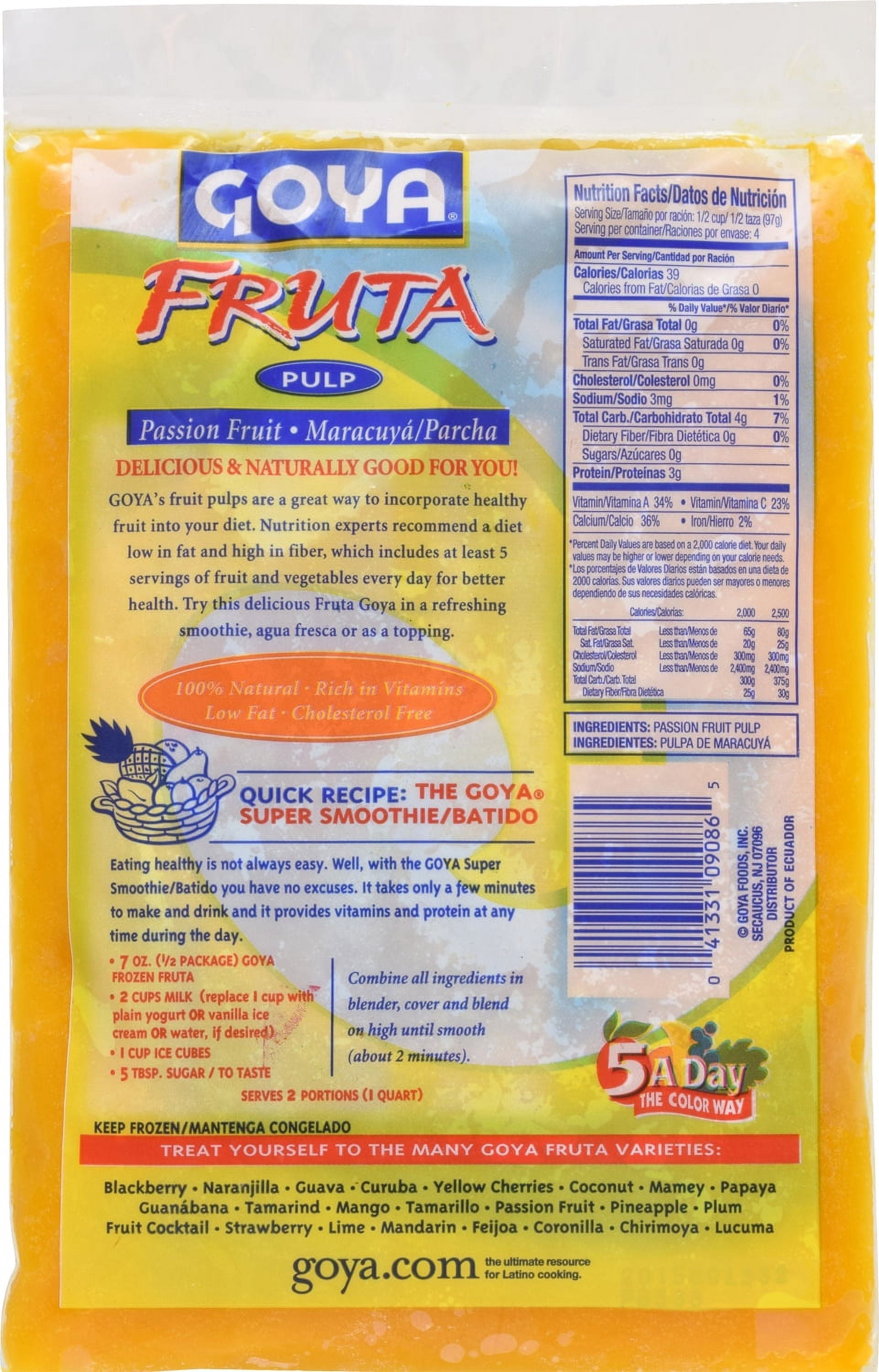 GOYA Fruta Passion Fruit Pulp 14 oz