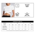 thumbnail image 5 of Uds. Ropa de yoga, manga corta, blanca., 5 of 5