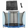Machrus Upper Bounce Trampoline Net - Trampoline Safety Net Fits 13 ft Round Trampolines using 4 Arches - Breathable UV and Weather-Resistant Trampoline Net Replacement for Top Sleeves