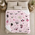 thumbnail image 5 of Pastel Goth Halloween, Mystical Festive Scene, Warm Flannel Blanket for Living Room and Family Room with Detailed Artwork, Celestial Art Lovers Halloween Gift, Festive Home Decor, 5 of 9