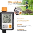 thumbnail image 3 of Garden Automatic Water Timer, Outdoor Watering Timer, Sprinkler Timer with Large Lcd Display, 3 of 5