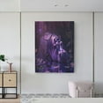 thumbnail image 6 of Xecao Purple Hippo In Water for Ready-to-Hang Canvas Art 12x16 Inches - Waterproof HD Print Solid Wood Frame for Gifting,Vertical, 6 of 8