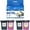 2 Combo Pack, variant on 667 667XL Ink Cartridges Compatible for HP 1275 2374 2375 2376 2775 2776 6075 6475 6476 Inkjet Printers, Leak-Proof Design Crisp Printing