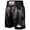 Black, variant on Ringside Pro-Style Boxing Trunks, Satin Shorts for Men and Women, Ideal for Boxing, MMA, Muay Thai