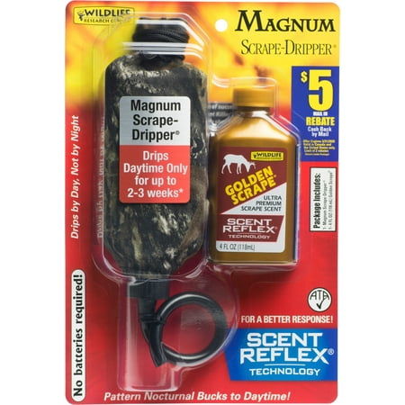 Wildlife Research Center Magnum Scrape Dripper Combo 4 fl oz Hunting Scent and Dispenser