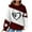 Wine, variant on Hooded Sweatshirt for Womens Cute Dog Paw Heart Print Hoodies with Front Pocket Sweatshirts Color Matching Waffle Knitted Sweatshirts Loose Casual Long Sleeve Tops Hooded Outwear