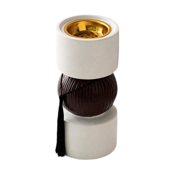 CarpNettore Censer Burner Tabletop Centerpiece Collection Compact Elegant Incense Burner for White