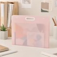 thumbnail image 2 of Selrti Clear Art Portfolio Case, Waterproof PP Portfolio Folder, Lightweight Portable Storage Bag for Artwork And Documents, 2 of 8