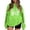 Fluorescent Green, variant on longantii Women's Crewneck Sweatshirts Long Sleeve Game Day Unisex Tops Modern Fit Graphic Pullover Cozy Spring Fall Lounge Outfit Blue L