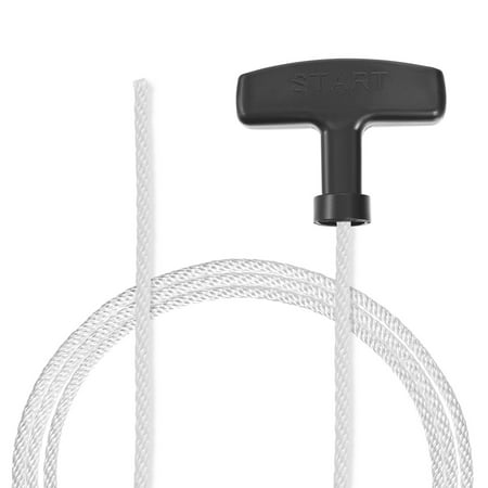 

Recoil Starter Rope with Handle 3mm Dia 2.9m 9.5ft Polyester Pull Cord for 152F 154F Mower Trimmer Chainsaw Engine Part