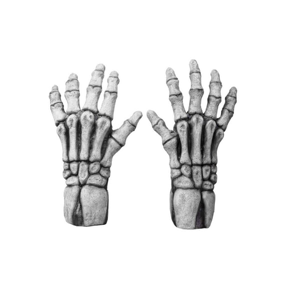 Adult White Skeleton Claw Gloves