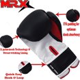 thumbnail image 2 of MRX Kids Boxing Gloves for Boys & Girls Boxing Training Gloves Kickboxing Muay Thai Sparring Youth Junior Punching Gloves Kickboxing Gloves Children’s Workout Boxing Gloves Gift for Kids Black Red 6oz, 2 of 7