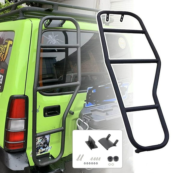 Rear Tail Door Roof Ladder Aluminium Strong Light For Suzuki Jimny 2007-2017