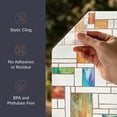 thumbnail image 5 of Artscape Melange 24" x 36" Window Film with Stained Glass Design, 5 of 11