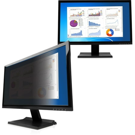 Universal Privacy Anti Glare Monitor - V7 Ws 24in Monitor Privacy Filter Framless Matt/Glossy 20.91x11.73