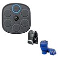 thumbnail image 2 of Máquina de boxeo con música, equipo de entrenamiento de boxeo para niños y adultos, pared de boxeo electrónica Azul, 2 of 8