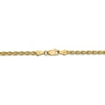 thumbnail image 4 of Real 14kt Yellow Gold 3mm Parisian Wheat Chain; 16 inch; Lobster Clasp; for Adults and Teens; for Women and Men, 4 of 5
