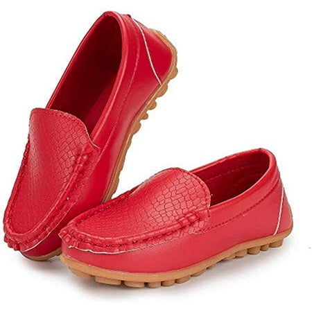 Toddler Little Kids Boys Girls Loafers Dress Shoes Soft Sip On Moccasin Flat Boat Casual Shoes