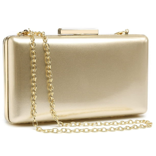 Bolsos de noche Dasein para mujer, fiesta formal, dorados